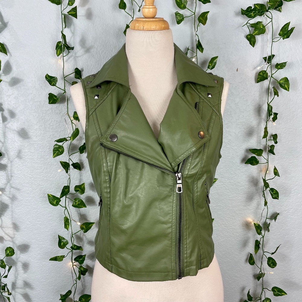 Therapy by Lane Crawford Faux Leather Vest